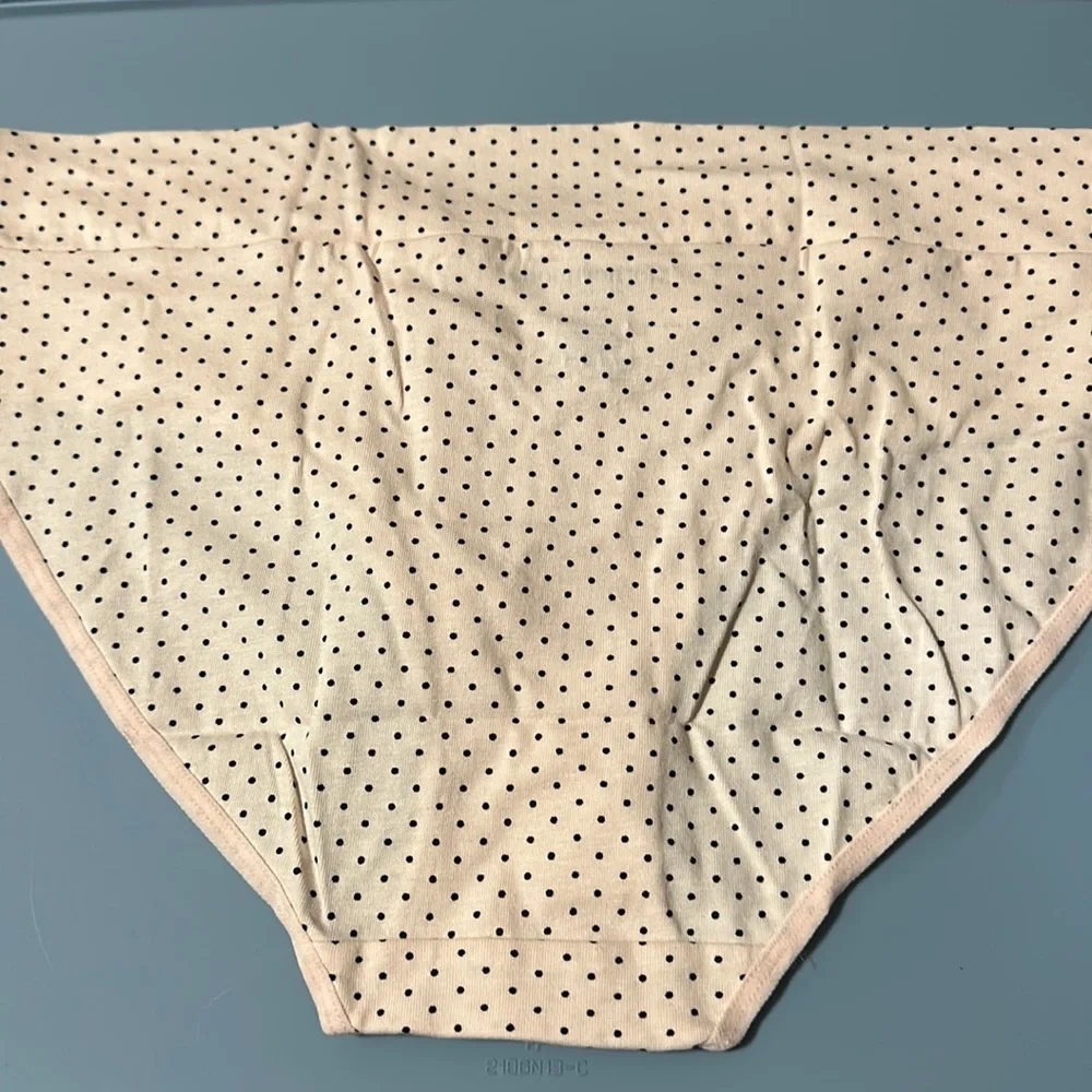 *HP* MOTHERHOOD MATERNITY POLKA DOT PANTY: PINK/BLACK: NEW WITH TAGS: SIZE M